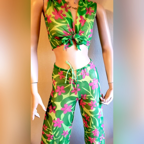 Sexy 2 piece set dancer hippy boho - Picture 3 of 5